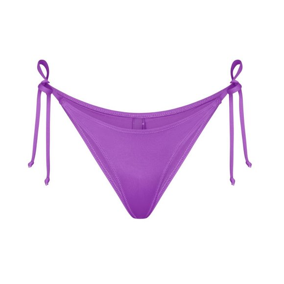 Skims Swim Dipped Tie Bottom - Violetl - Picture 1 of 3